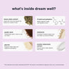 Dream Well: Holistic Sleep Drink Solution, Sleep Aid, Non-Habit Forming with Lemon Balm, Jujube Seed, Melatonin, Glycine - More Labs
