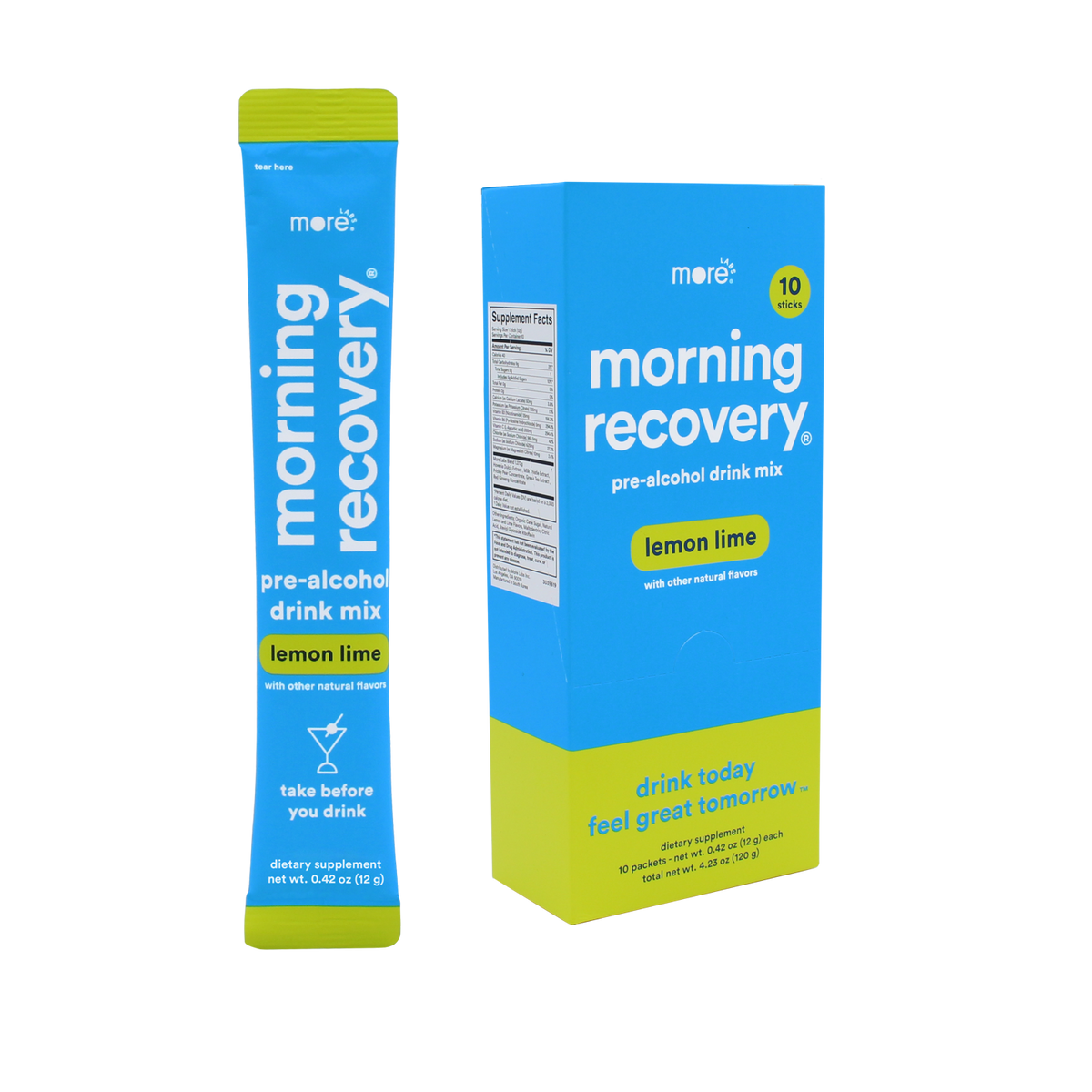 More Labs morning recovery pre-alcohol mix