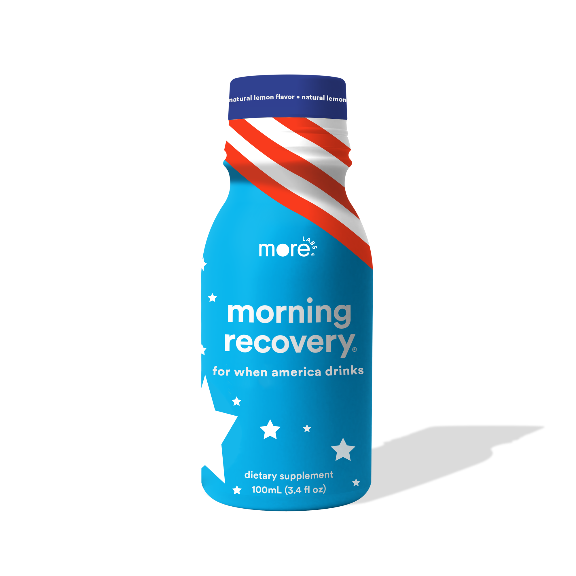 morning recovery - red, white and blue