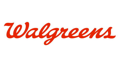 Walgreens logo in red cursive text on a transparent background.
