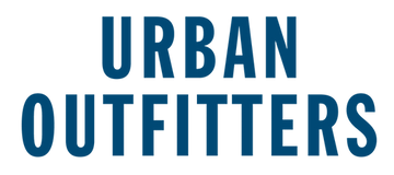 Urban Outfitters logo in bold blue uppercase text displayed on a transparent background.
